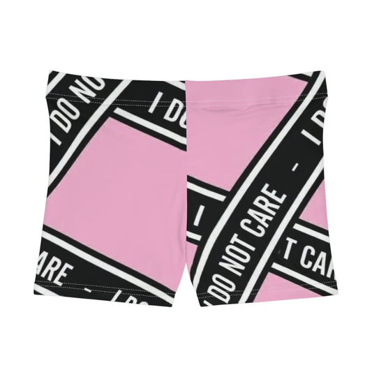 IDC Caution Tape Design Booty Shorts