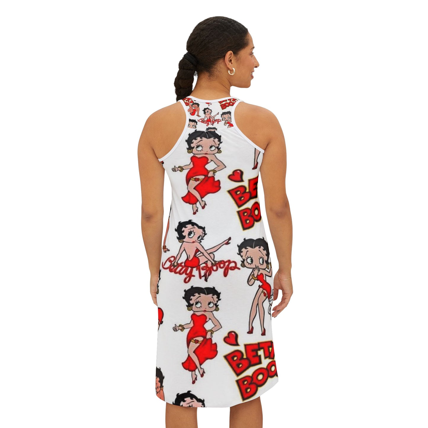 Fun Betty Boop Women's Racerback Dress - Playful Retro Vibe for Everyday & Special Occasions