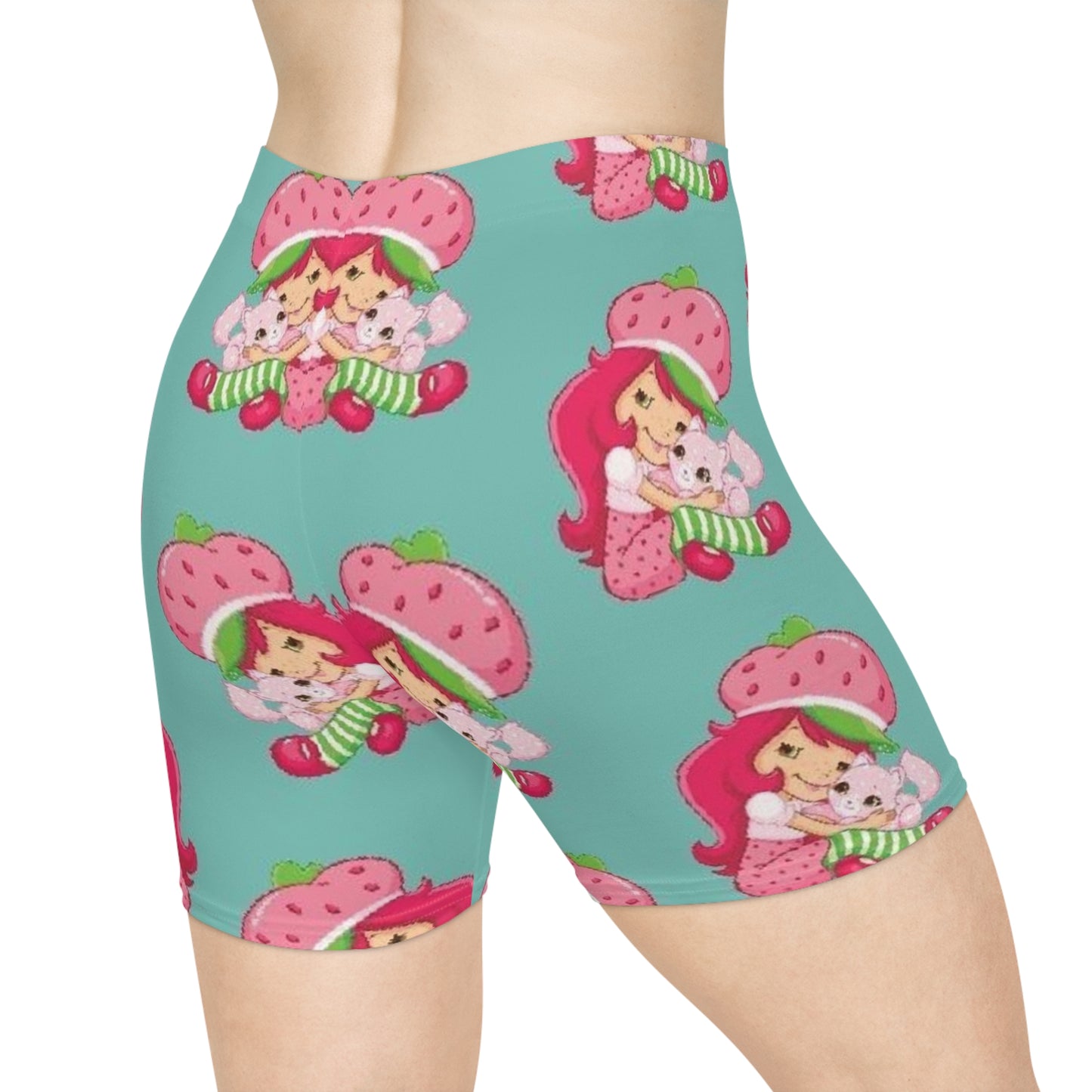 Strawberry Shortcake Damen-Bikershorts – süße und bequeme Sommer-Sportbekleidung