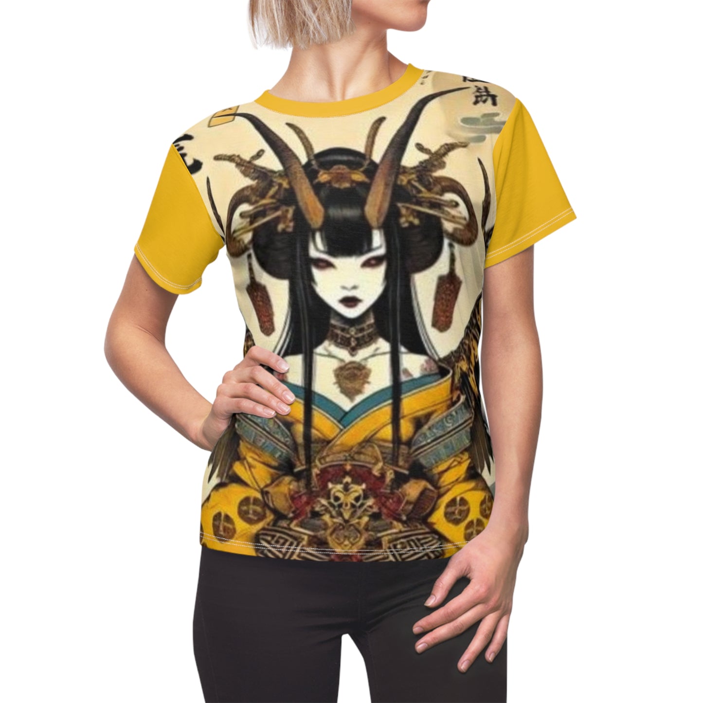 Japanese-Inspired Women's Tee - Unique Design for Art Lovers