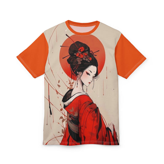 Elegant Japanese Geisha Unisex Tee - Artistic Shirt