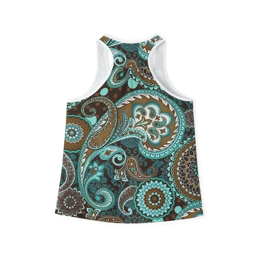 Bohemian Floral Women's Tank Top - Perfect for Summer and Casual Wear