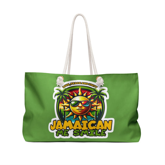 Jamaican Vibes Vacay Tote Bag - Love, Peace, and Unity