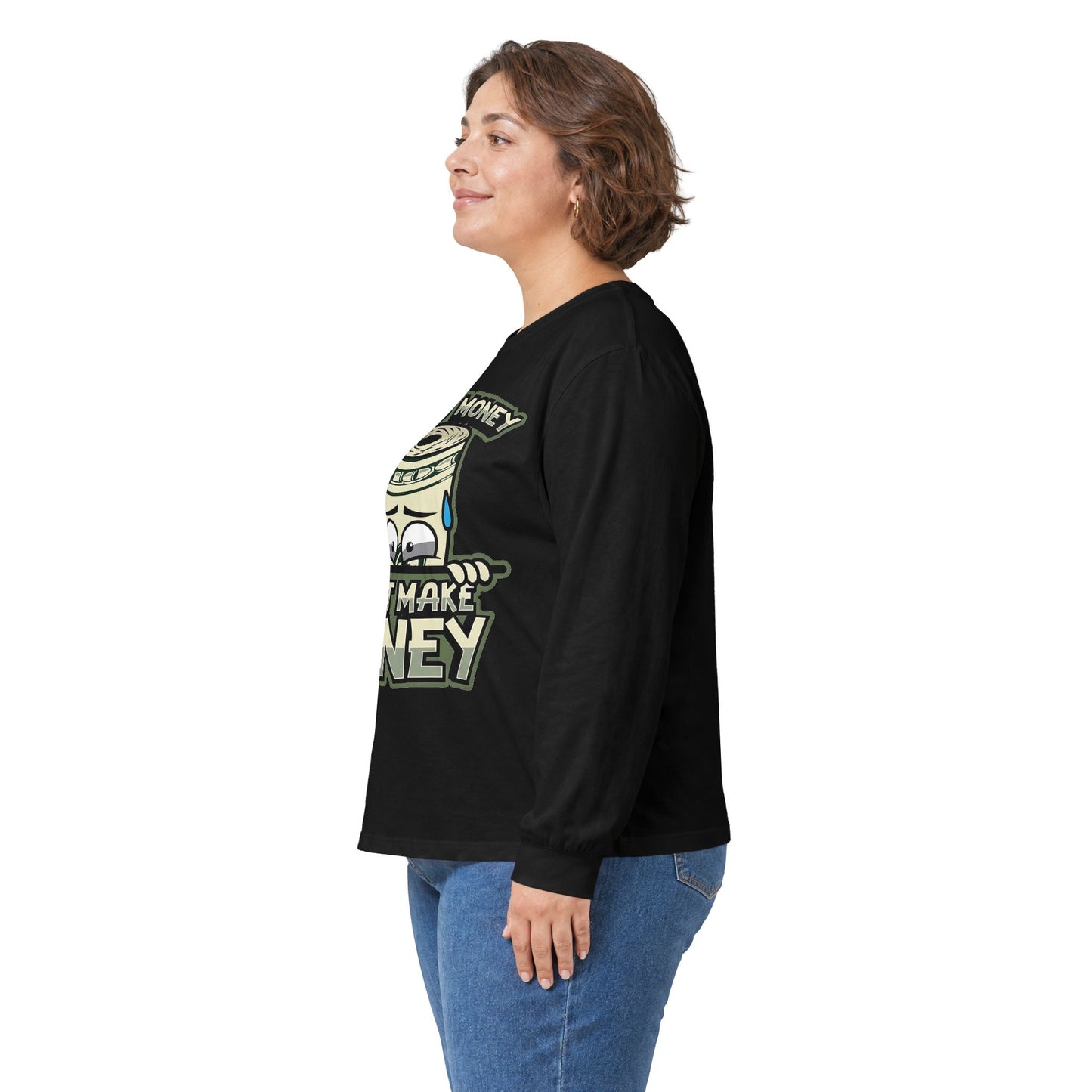 Scared Money Don't Make Money Long Sleeve Tee