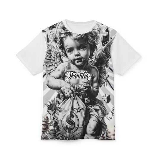 Angelic Grafitti Unisex Tee - 'Familia' Design for Trendsetters