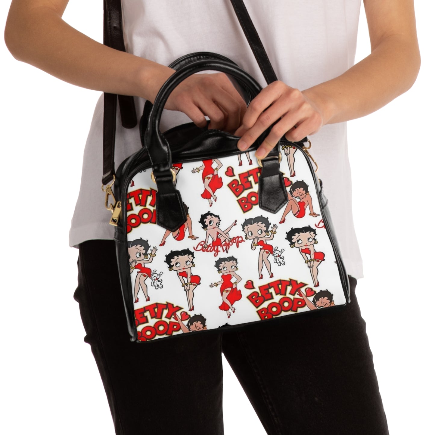 Betty Boop Shoulder Handbag - Fun & Retro Style for Everyday Use