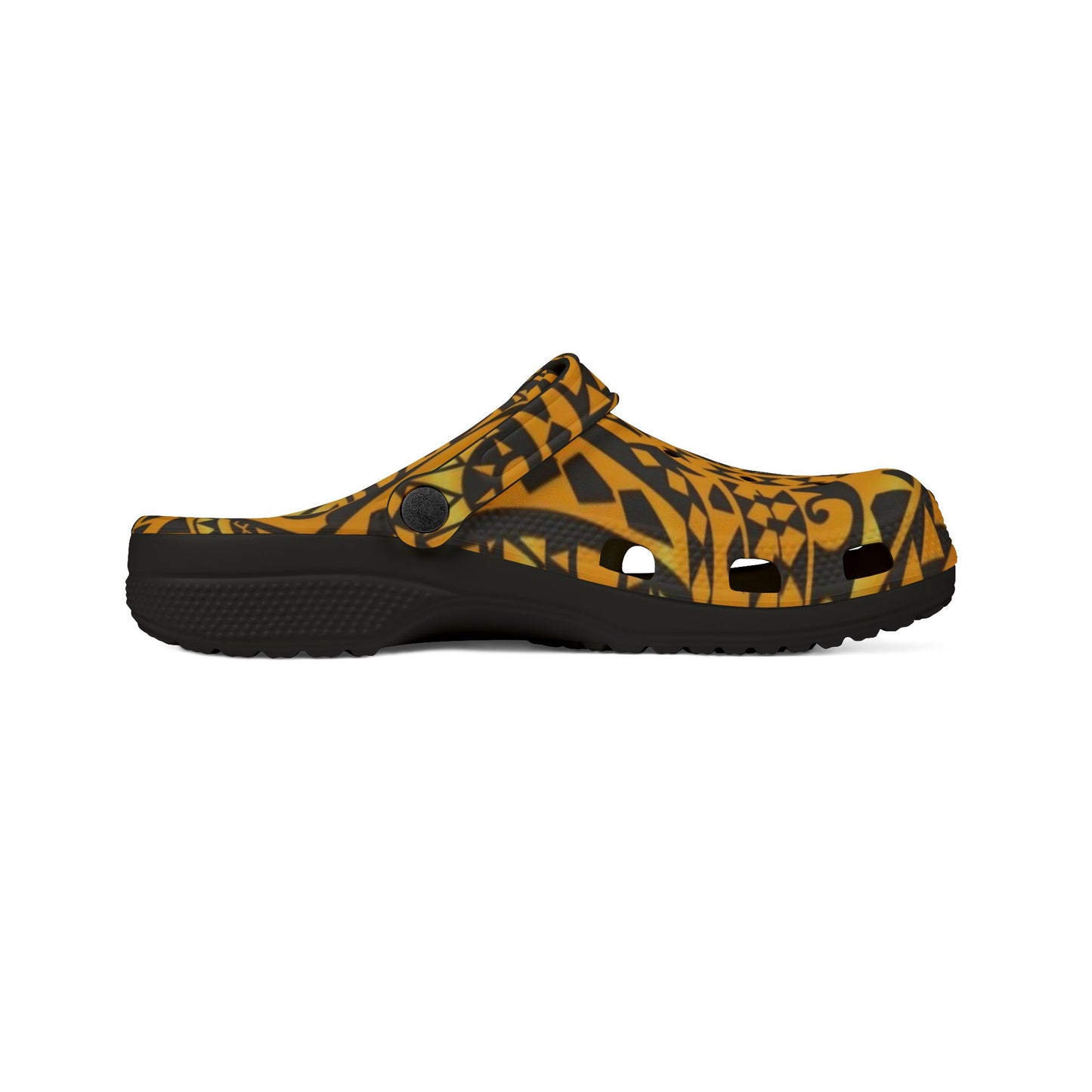 Hexagonal Tribal Design Clogs