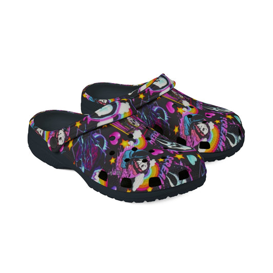 SCREAM Mask Halloween Inspired Clog Shoes