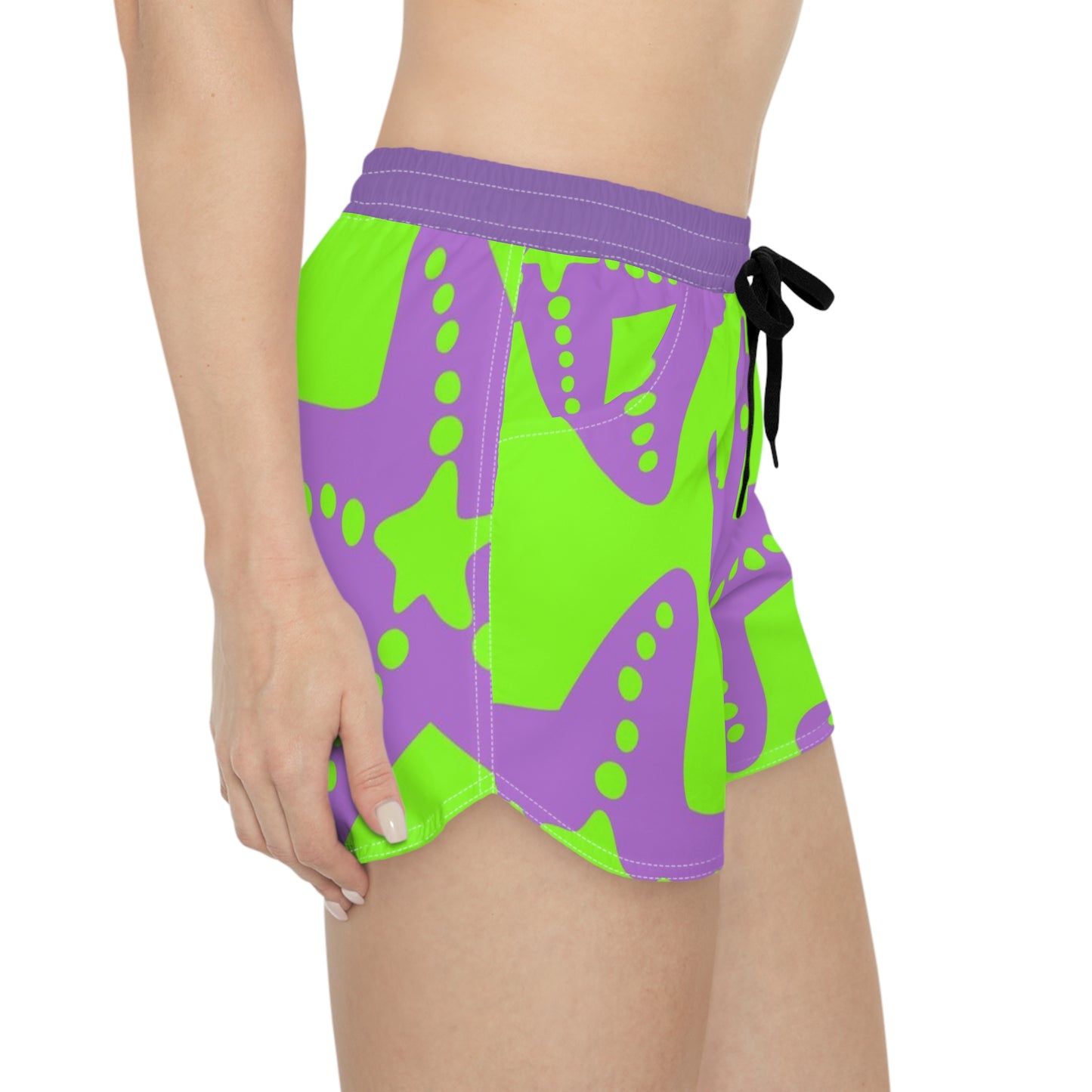 Bright Beach Starfish Casual Shorts for Women