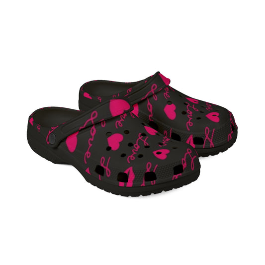 Love Lips and HeartyPrint EVA Foam Clogs - Fun and Comfortable Footwear for Every Occasion