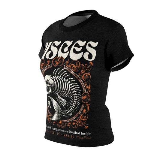 Pisces Women’s Zodiac Tee - Flowing with Compassion & Mystical Insight