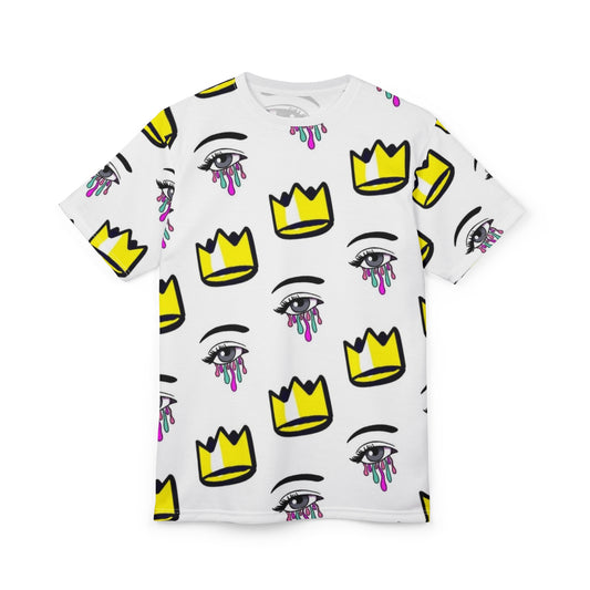 Crown & Eye Graphic Unisex Tee - Unique Streetwear for Trendsetters