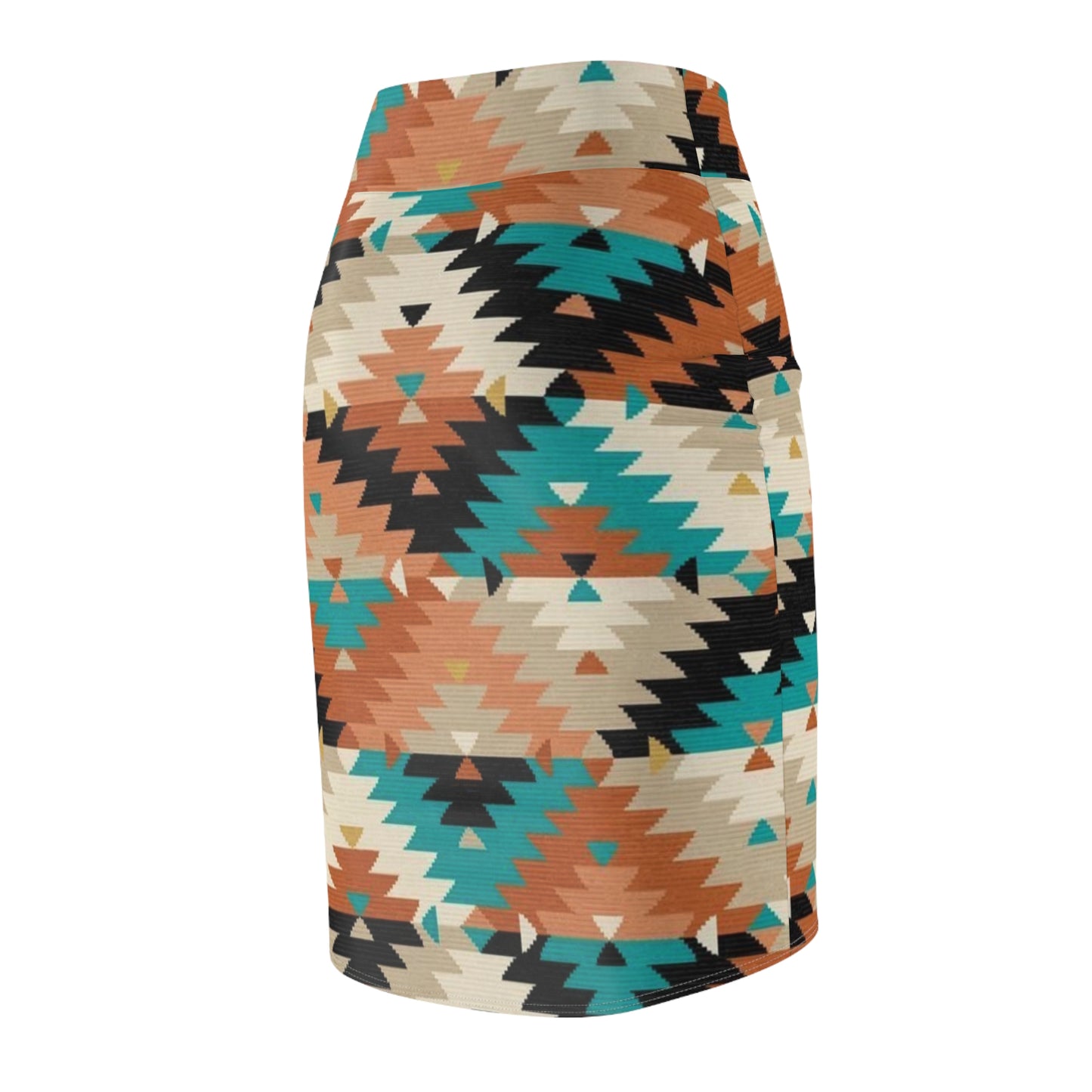 Aztec Western Bohemian Print Women's Pencil Skirt