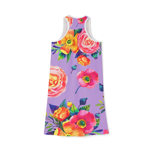 Colorful Floral Blooms Women's Summer Dress