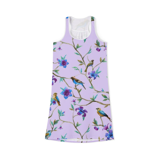 Spring Lavender Blooms Women's Summer Dress