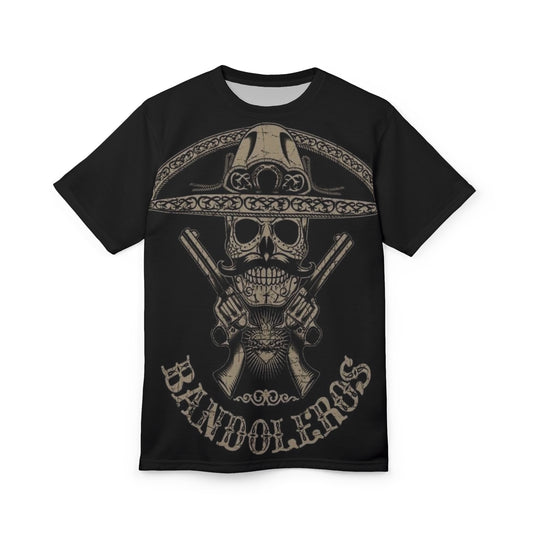 Bandoleros Skeleton Unisex Tee - Edgy Graphic Shirt