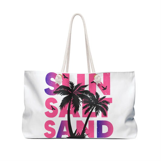 Tropical Sun Salt Sand Vacay Tote Bag - Perfect for Beach Getaways & Vacation