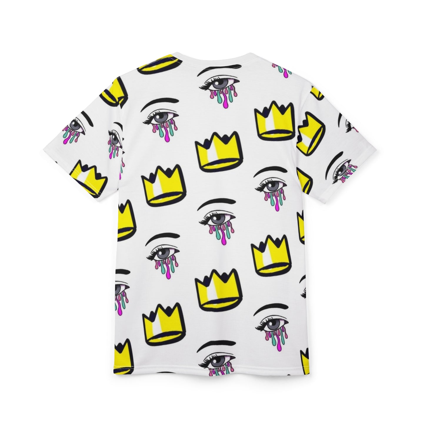 Crown & Eye Graphic Unisex Tee - Unique Streetwear for Trendsetters