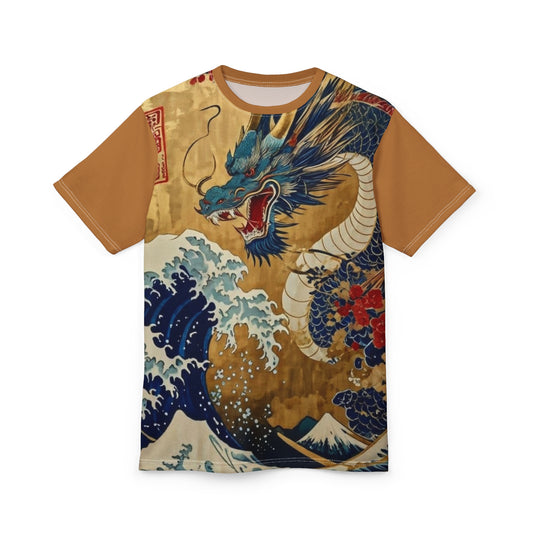 Stylish Unisex Dragon Print Tee - Bold & Colorful Design for Art Lovers