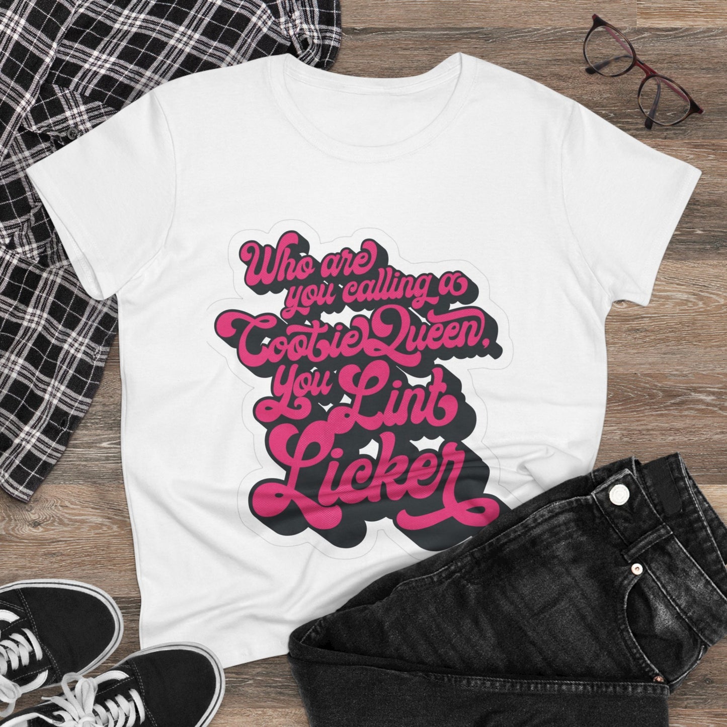 Funny Cootie Queen Tee, Women's Tee, Humorous Gift, Birthday Gift, Casual Humor Shirt, Cookie Lover Tee