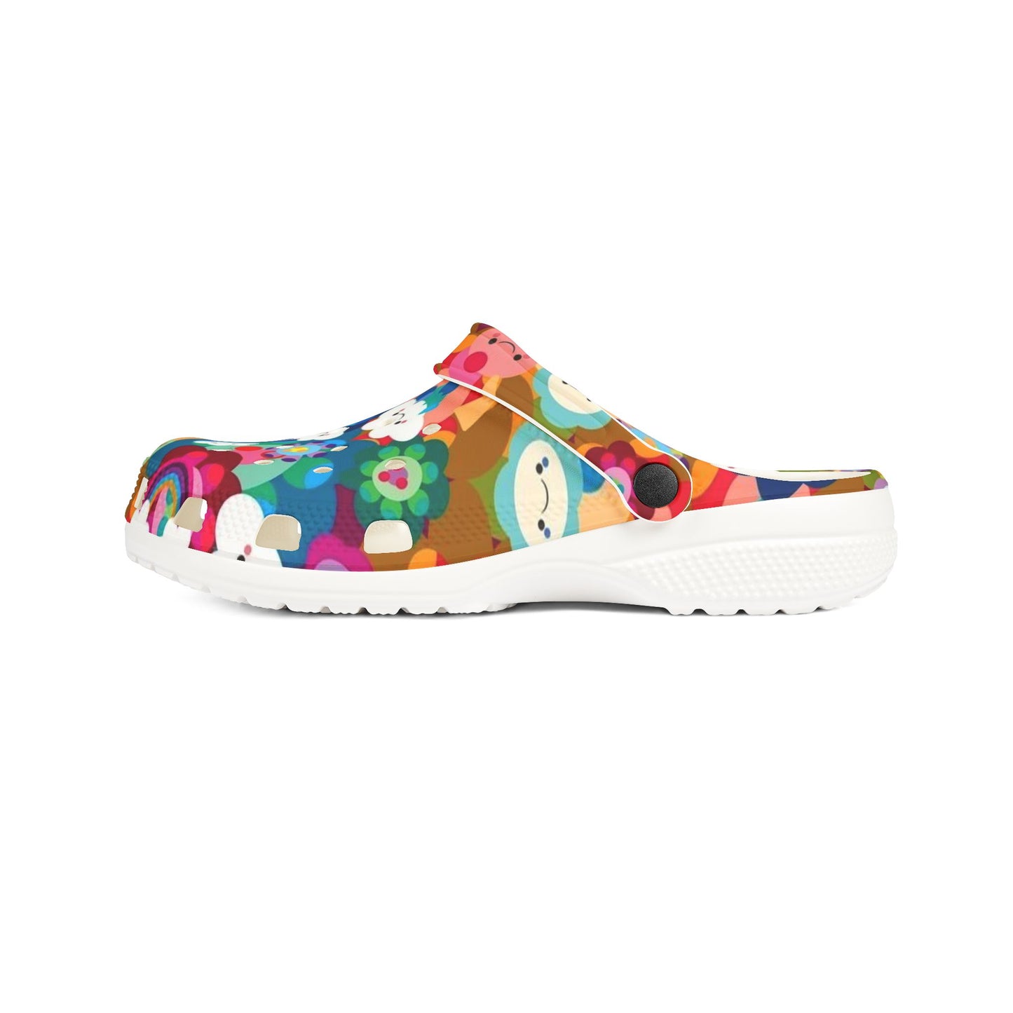 Happy Clouds N Rainbows Clog Shoes