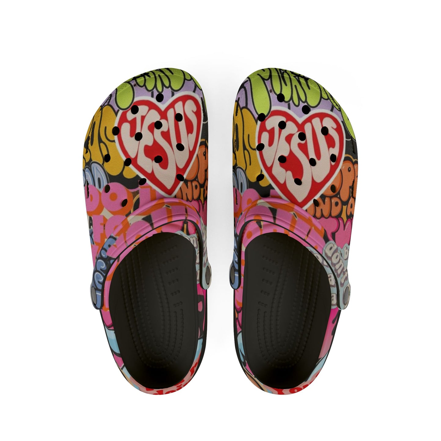 Colorful Jesus Clogs - EVA Foam Rubber Shoes for Comfort & Style