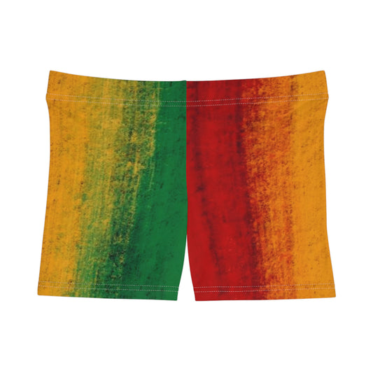 RYG Gradient Colorblock Booty Shorts