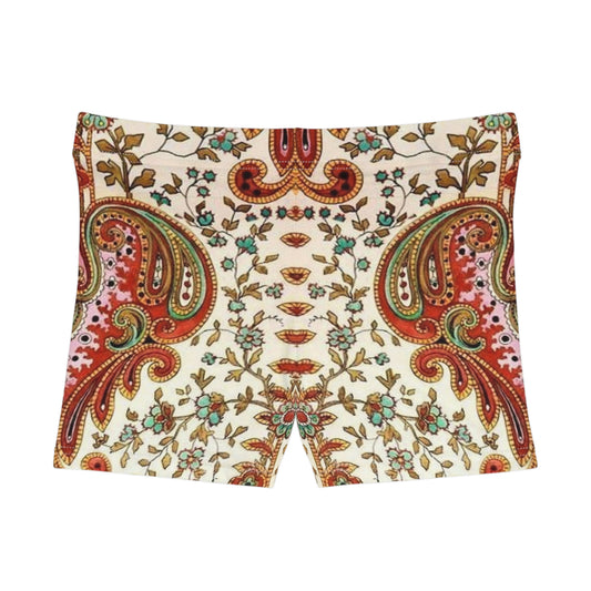 Boho Chic Elegant Paisley Women's Shorts