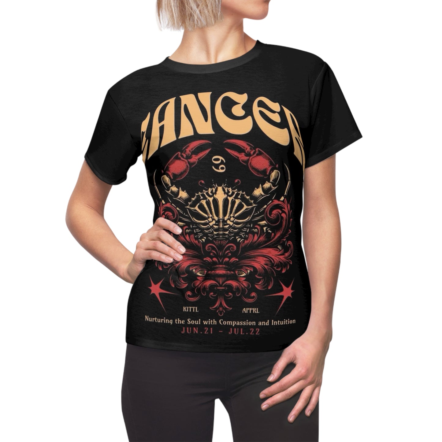Astrology Cancer Tee - Nurturing the Soul with Compassion & Intuition