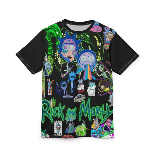 Rick and Morty Unisex Tee – Vibrant Sci-Fi Cartoon T-Shirt for Fans