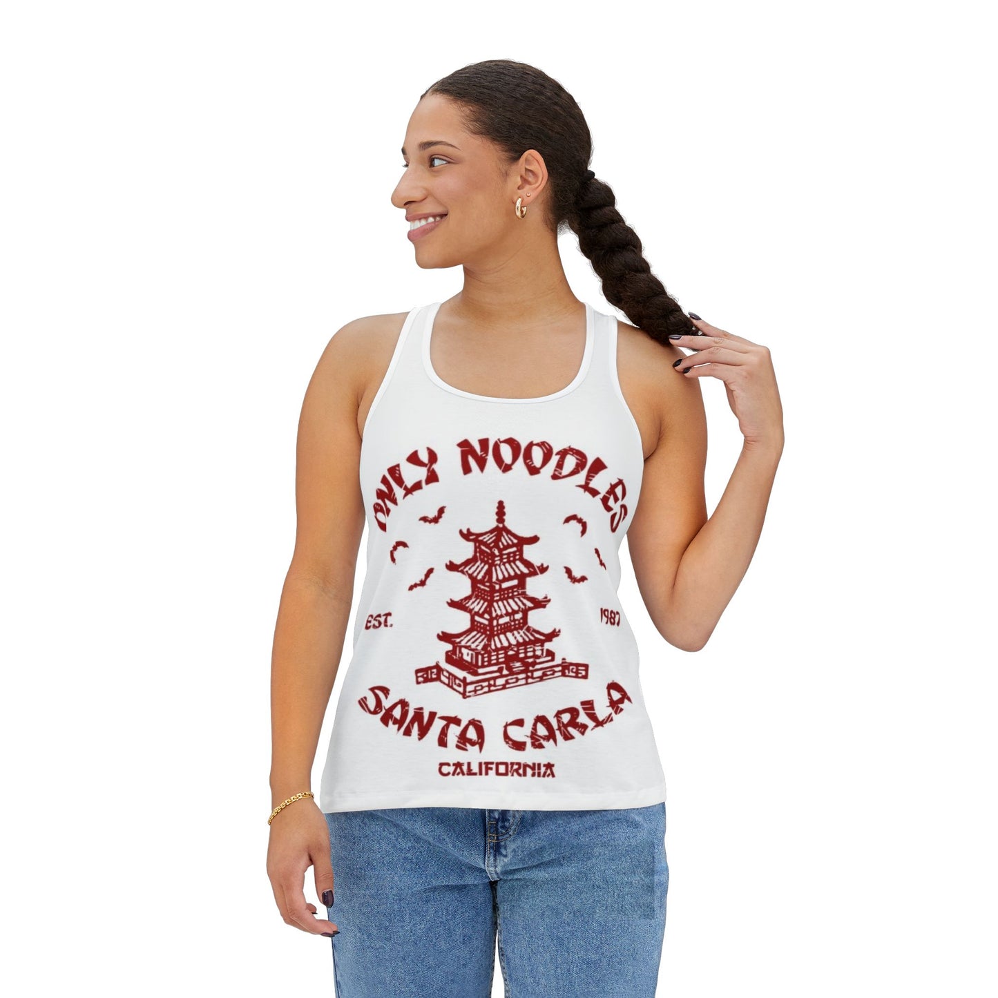 Women’s Tank Top - Only Noodles Santa Carla Design