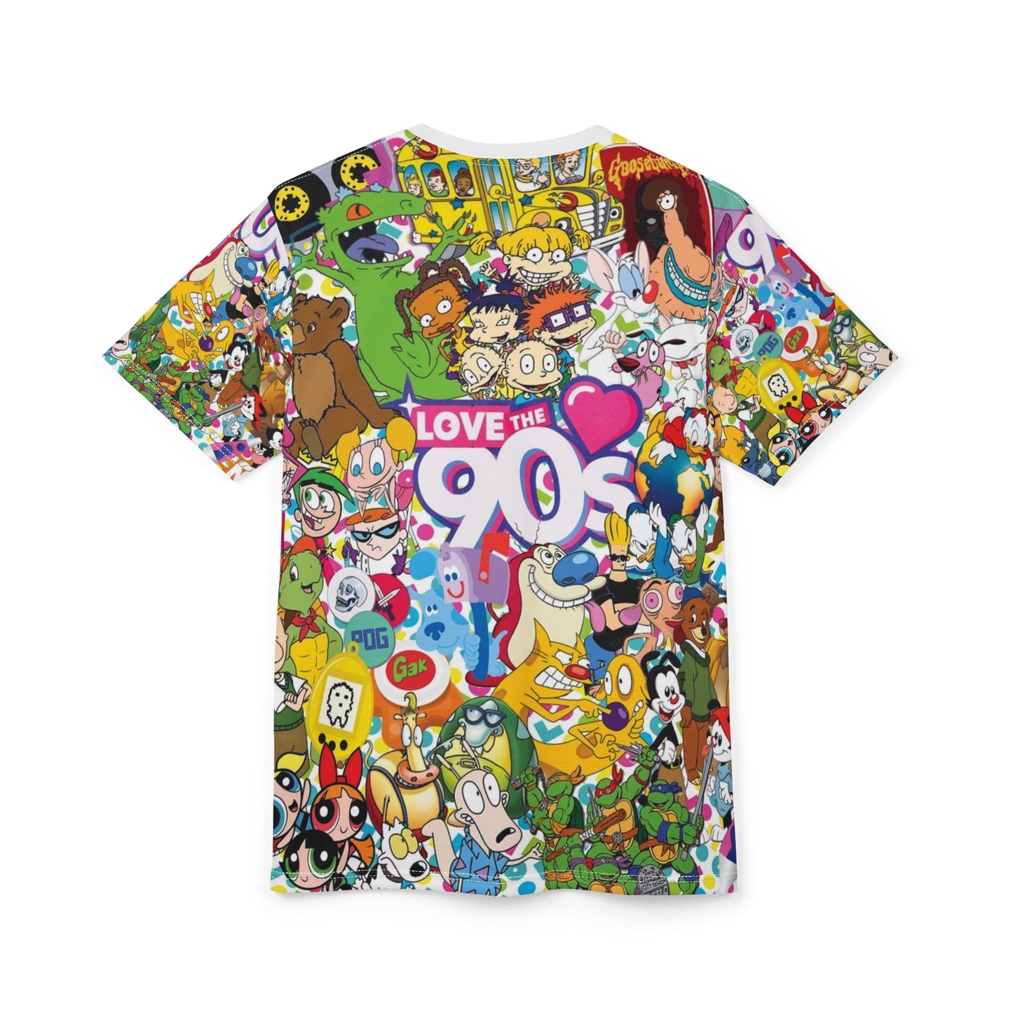 Love the 90s Unisex Tee - Retro Cartoon Graphic Shirt
