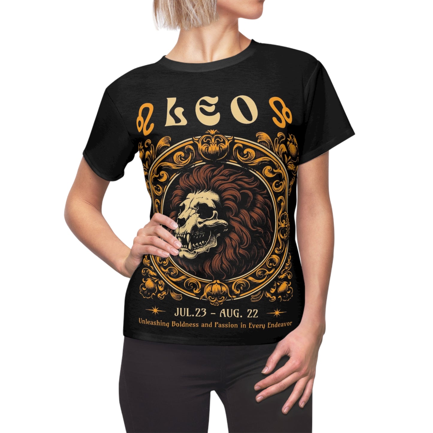 Leo Women’s Zodiac Tee – Unleash Your Boldness