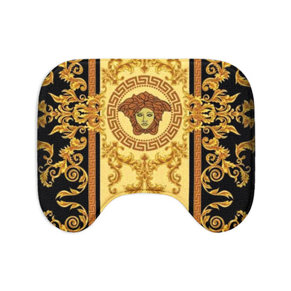 Baroque Medusa Bath Mat Set — 3-Piece Luxury Bathroom Rug Set