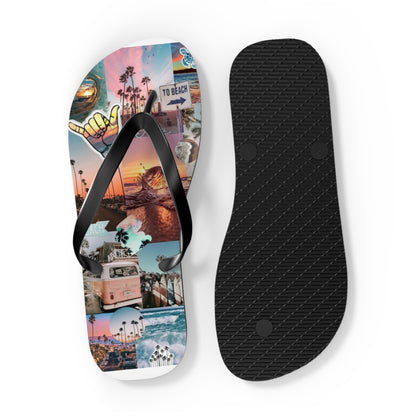 Beach Vibe Flip Flops - Colorful Summer Sandals for Sun Lovers