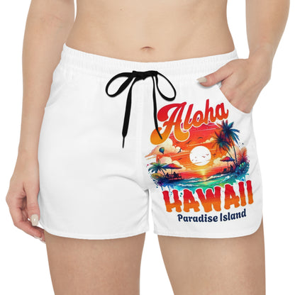 Aloha Hawaii Damen-Freizeitshorts – Sommer-Strandmode