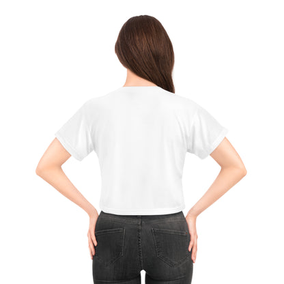 Organic Peaches Crop Tee – Fresh Fruit Vibe for Summer Style