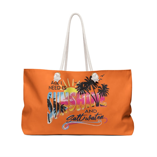 All You Need is Sunshine Vacay Tote Bag – Perfect for Beach Days & Travel