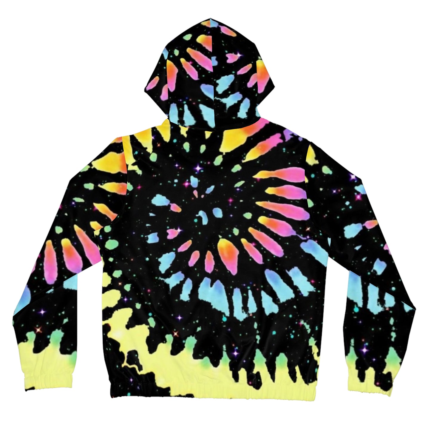 Vibrant Tie-Dye Women's Full-Zip Hoodie, Colorful Jacket, Cozy Gift, Perfect for Festivals, Casual Wear, Everyday Comfort
