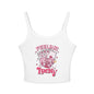 Feeling Lucky Women's Spaghetti Strap Tank Top - Playful Casino Vibes