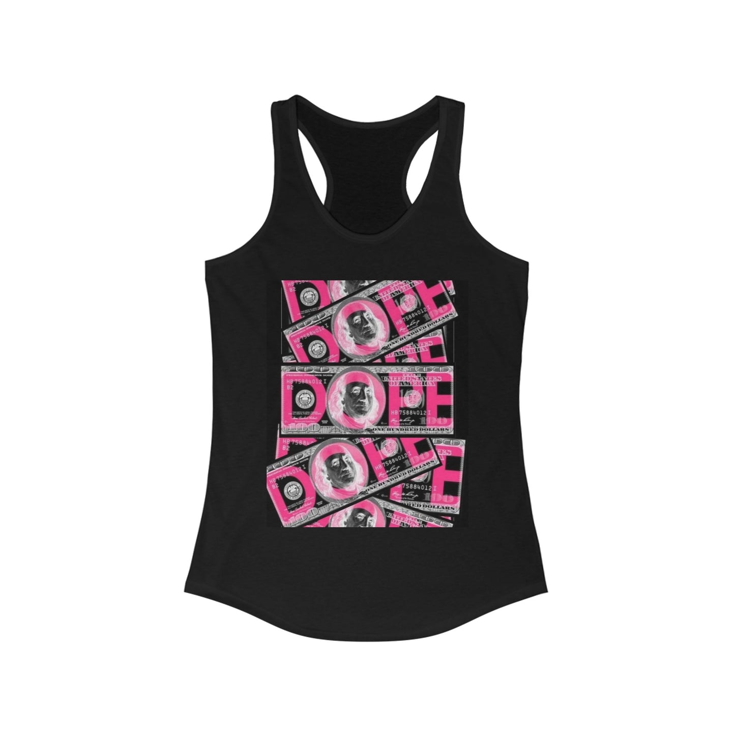 Stylisches Racerback Tank Top - "DOPE" Grafikdesign