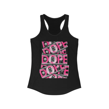 Stylisches Racerback Tank Top - "DOPE" Grafikdesign