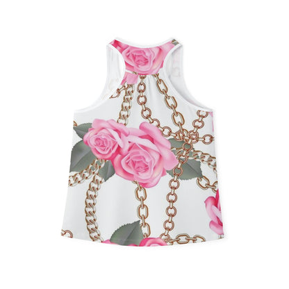 Floral Chain Print Women's Tank Top – Perfect for Summer Style