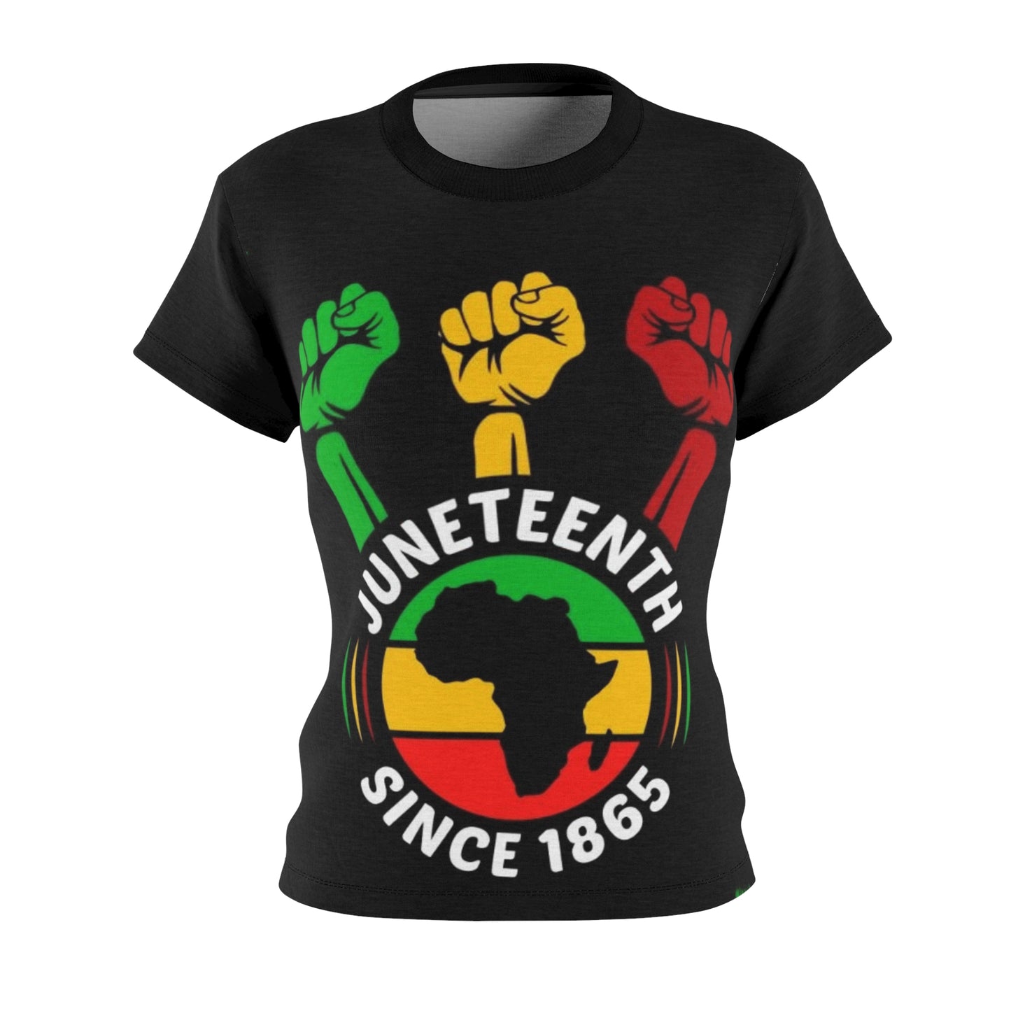 Juneteenth Women's Tee - Celebrate Freedom, Afrocentric Graphic Shirt, Black History Month Apparel, Cultural Pride Tee, AOP Print T-Shirt