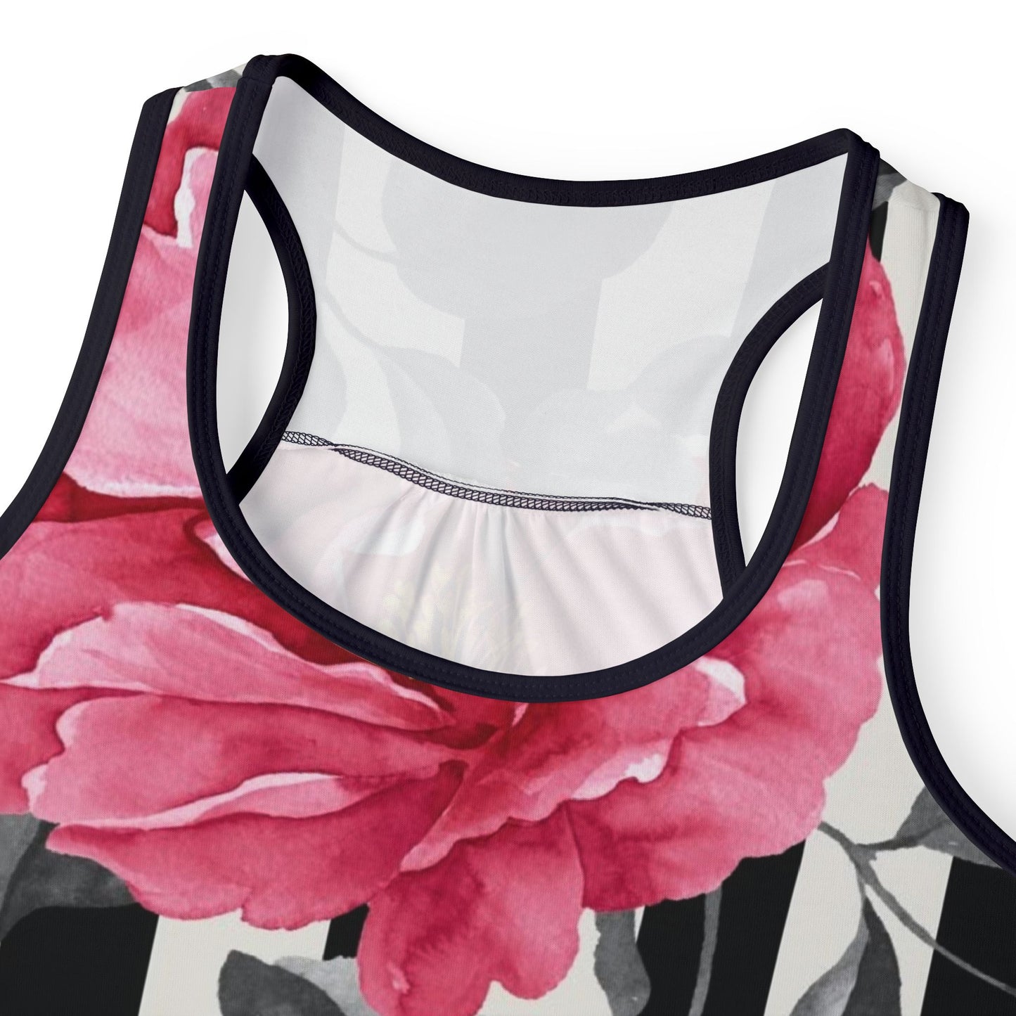 Floral Pattern Women's Tank Top, Summer Vibes, Casual Wear, Beach Days, Gift for Her, Floral Apparel, Stylish Summer Top