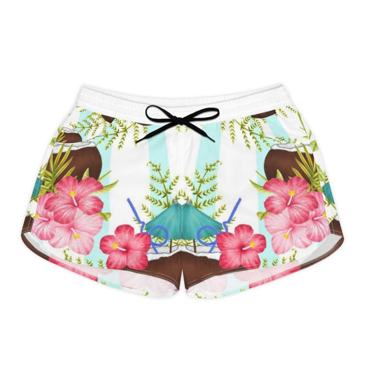 Lässige Shorts für Damen mit tropischem Blumenmuster – Strandstimmung und Sommerstil