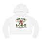 Soldier of the Lord Cropped Hoodie — Christian Military Wing Faith Sweatshirt