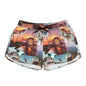 Women’s s Beach Vibe Casual Shorts - Tropical Sunset Design