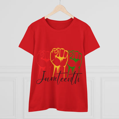 Juneteenth Empowerment Tee | Women's Cotton T-Shirt, Celebration Shirt, Inspirational Top, Black History Month, Gift for Activists