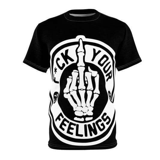 Unisex Skeleton Graphic Tee - "F*ck Your Feelings"